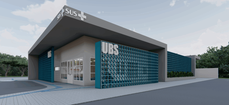 Projeção de como deverá ser a nova UBS no Primavera. Divulgação