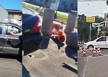As colisões e os prejuízos se intensificaram em razão da duplicação não ser liberada. Fotos Divulgação