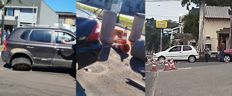As colisões e os prejuízos se intensificaram em razão da duplicação não ser liberada. Fotos Divulgação