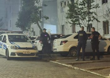 Guarda Municipal foi acionada e localizou a autora do golpe de arma branca. PMNH/Divulgação