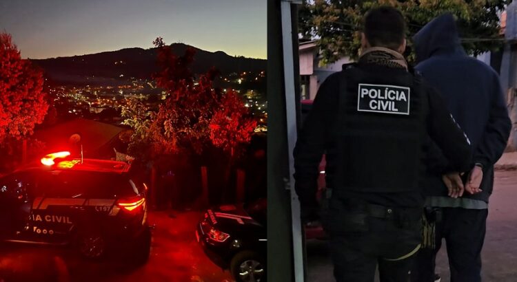 Prisões foram realizadas nas primeiras horas desta quinta-feira. Fotos Polícia Civil/Divulgação