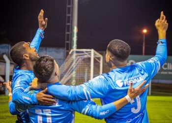 No jogo de ida, o Noia fez 3 a 2 no Estádio do Vale e encaminhou o título. Jefferson Couto/ECNH