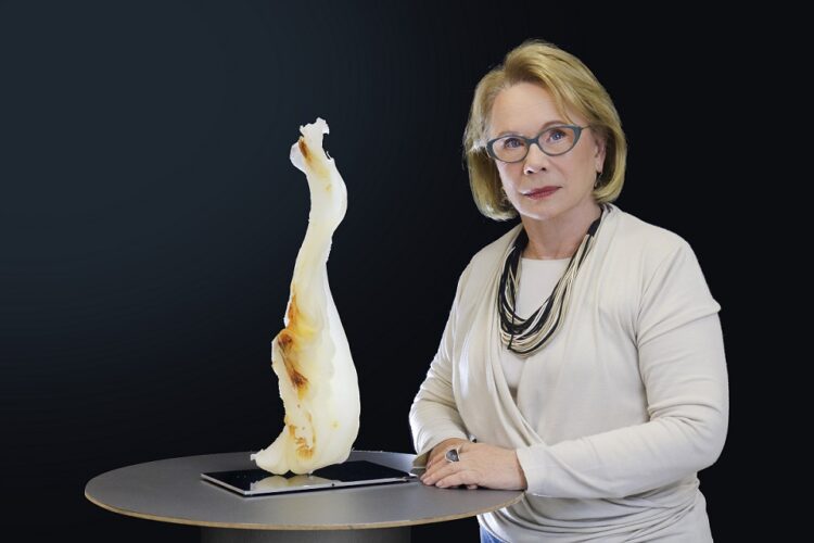 Vera Reichert é uma das artistas gaúchas que estará com obra na Feira de Arte
Social de São Paulo. Divulgação