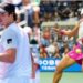 Os melhores tenistas do Brasil na atualidade: João Fonseca e Beatriz Haddad Maia. Fotos Darren Carroll/USTA e Mike Lawrence/USTA e