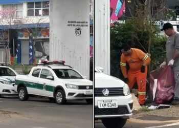 Operação de limpeza foi realizada nesta terça-feira. Fotos Divulgação