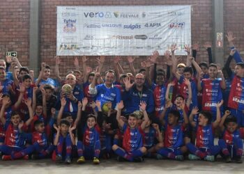 O Futsal Social é desenvolvido em Novo Hamburgo desde 2004 e, desde 2012, conta com apoio e/ou patrocínio de empresas por meio da Lei de Incentivo ao Esporte do Governo Federal. Fotos Eduardo Bettio/UJR