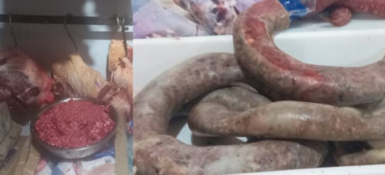 A linguiça vendida, segundo a denúncia, era "azeda e rançosa". Fotos PMNH/Divulgação