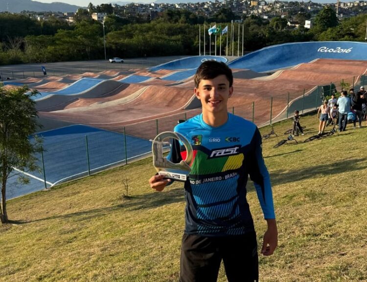 Leonardo Nadal teve grande performance na pista de Deodoro, no Rio de Janeiro. Divulgação