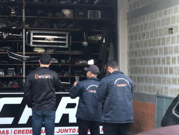 A ação da Polícia Civil contou com o apoio técnico do Detran/RS, Polícia Civil/Divulgação