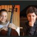 A violoncelista Sofia Canabarro Aguirre, de 11 anos, e o pianista Leonardo Fernández, de 12 anos. Divulgação