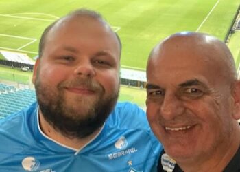 Thomas e Volnei Campagnoni, pai e filho: uma parceria sempre ao lado do Noia. Divulgação