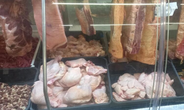 Verificou-se a presença de carnes sem procedência e de produtos com prazo de validade vencido armazenados no freezer. PMNH/Divulgação
