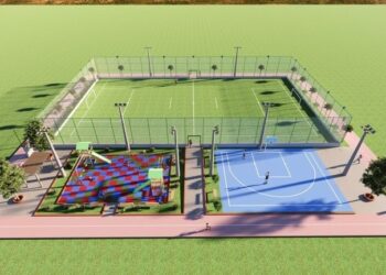 Os Espaços Esportivos Comunitários fazem parte do eixo de Infraestrutura Social e Inclusiva do Novo PAC. Ministério do Esporte/Divulgação