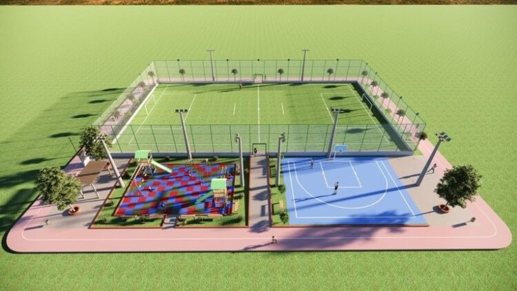 Os Espaços Esportivos Comunitários fazem parte do eixo de Infraestrutura Social e Inclusiva do Novo PAC. Ministério do Esporte/Divulgação