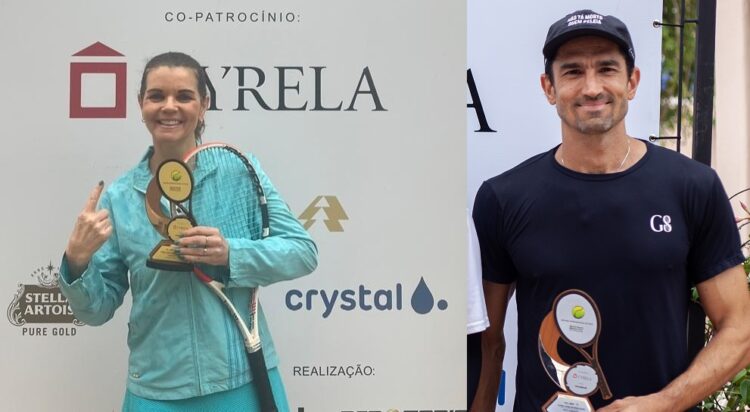 Hamburguenses na final: Roberta Gomes de Oliveira e Nico Ventre. Fotos Divulgação