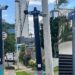 Postes da DGT em diferentes pontos da Rua Itajaí: a vigilância é intensa