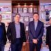 Diretores da CIGAM: Luís Rogério Dupont (Diretor de Produto e Suporte), Cleiton Ivan Klein (Diretor Administrativo), Robinson Oscar Klein (CEO) e Vanderlei André Reinhart (Diretor de Operações). Divulgação