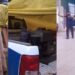 Ao invés de garantir a segurança da comunidade, guardas foram dançar e viatura foi usada como suporte de gerador