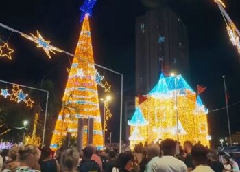 Árvore de Natal e Castelo Tridimensional estão entre as atrações do Centro. Reprodução