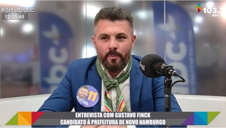 Gustavo Finck disse, em setembro de 2024, que já tinha projetos e áreas para os distritos industriais. Reprodução