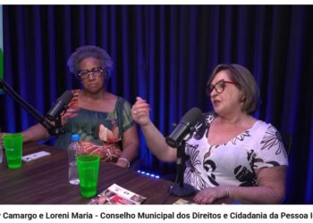 No Videocast: Leny Camargo Fisch e Loreni Maria Rosa Pereira, presidente e vice-presidente do Conselho Municipal dos Direitos e Cidadania da Pessoa Idosa