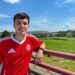 Kauã Diniz assinou com o Internacional e inicia nova etapa na carreira. Na foto, no CT do clube.