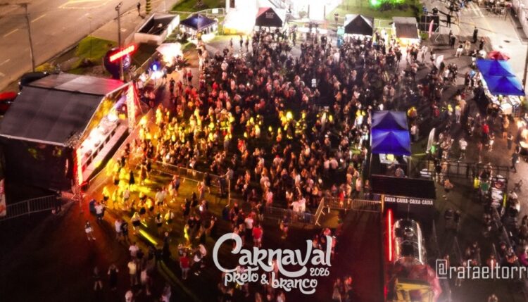Aquece do Carnaval Preto & Branco já movimentou grande público. Rafael Torres Atz/Divulgação