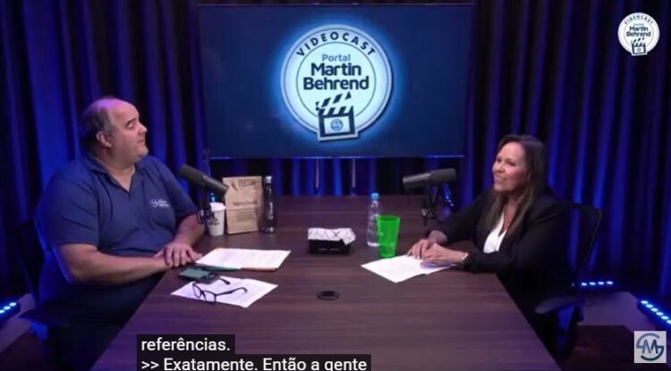 Cláudia Beretta participou do Videocast do Portal Martin Behrend