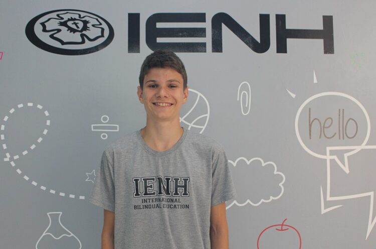 Lucas Closs é estudante da IENH - Unidade Fundação Evangélica. Divulgação