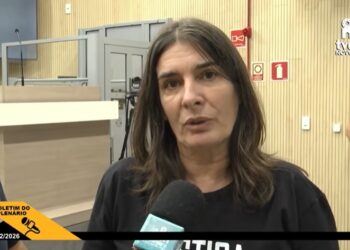 Luciana Martins revelou ter ficado surpresa com a retirada do projeto. TV Câmara/Reprodução