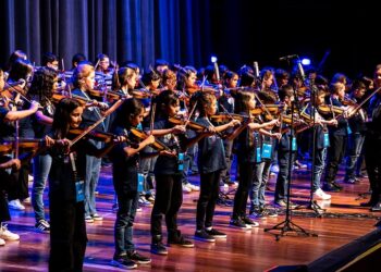 O NOJ leva aulas de música a centenas de crianças e adolescentes de Novo Hamburgo. Divulgação