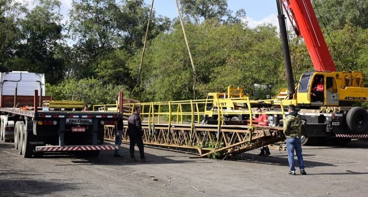 Estrutura foi retirada em junho do ano passado pela Prefeitura. PMNH/Divulgação