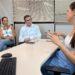Dirigentes do Simers estiveram reunidos, nesta sexta-feira, com a secretária municipal da Saúde. Simers/Divulgação