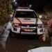Brigada Militar localizou agressor em um matagal. Brigada Militar/Divulgação