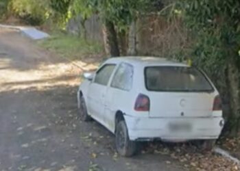 Caso de Carro abandonado foi levado como exemplo pela vereadora. Reprodução