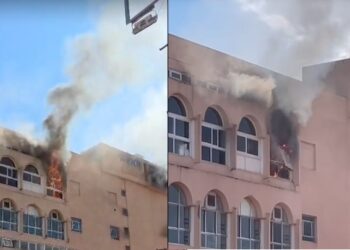 Incêndio foi controlado pelos bombeiros e não deixou feridos. Reprodução