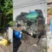 Fotos enviadas por leitores de diferentes bairros de Novo Hamburgo: lixeiras entupidas e sacos largados na frente das casas