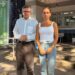o presidente do Simers, Marcelo Matias, e a diretora do Simers, Débora Espírito Santo, estiveram em Novo Hamburgo. Reprodução