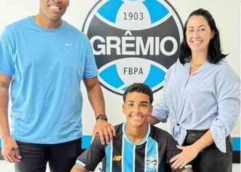 Lucas Charao, Kaua Charao e Franciele Wilhelm. Divulgação