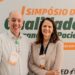 Na primeira edição do Simpósio: diretor Médico do Hospital Sapiranga, Airton Schmitt, e diretora Executiva, Elita Herrmann. Divulgação