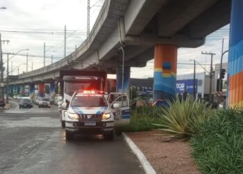 Foi realizada uma ação integrada de ordenamento urbano em diferentes pontos de Novo Hamburgo. PMNH/Divulgação