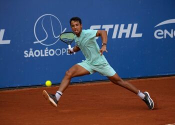 Boliviano Hugo Dellien está na grande final deste domingo. Cleon Medeiros/Divulgação