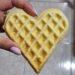 Waffle em formato de coração, uma das marcas da produção da Tia Vêdi. Divulgação