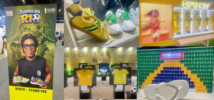 Sinais de tempo de Copa do Mundo estão presentes em diferentes propostas na feira