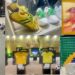 Sinais de tempo de Copa do Mundo estão presentes em diferentes propostas na feira