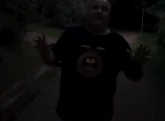 Editor do Portal Martin Behrend registrou a escuridão no Parcão em março deste ano
