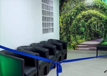 Nova recepção do Hospital Municipal foi inaugurada nesta sexta-feira. PMNH/Reprodução