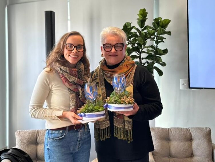 r Ângela Venter da Costa e Luísa Venter da Costa, mãe e filha à frente da empresa. Carolina da Silva Knak/Divulgação