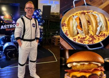 Rodrigo Joriz e algumas das criações que os clientes vão encontrar no Astro. Fotos Divulgação