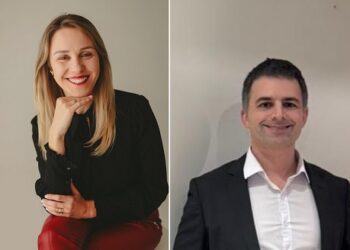 Juíza da 2ª Vara de Família e Sucessões da Comarca de Novo Hamburgo, Paula Mauricia Brun, e tabelião de Campo Bom, Fernando Virmond Portela Giovannetti. Fotos Divulgação